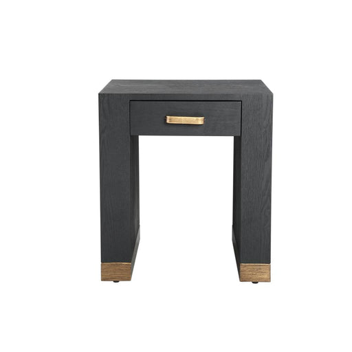 Bijzettafel Tiess Zwart 45 cm-Bijzettafels-PTMD