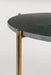 Bijzettafel Timpa Marble Groen Ø44.5x54 cm-Bijzettafels-Creating Home