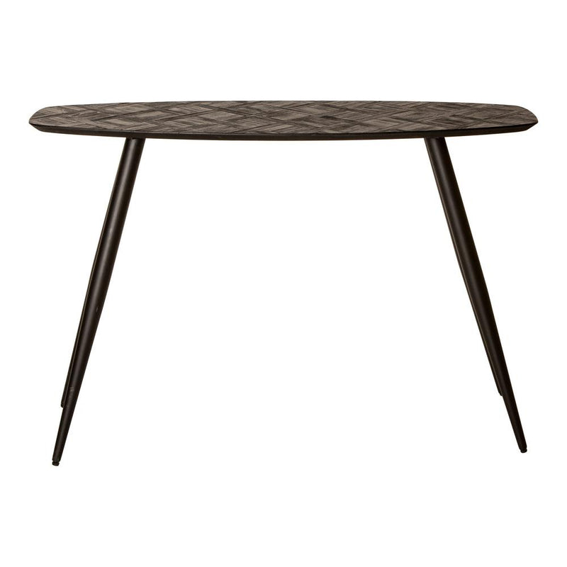 Bijzettafel Tyano Teakhout Zwart 40x120 cm-Bijzettafels-PTMD