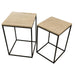 Bijzettafel Volos Beige 41 cm-Bijzettafels-PTMD