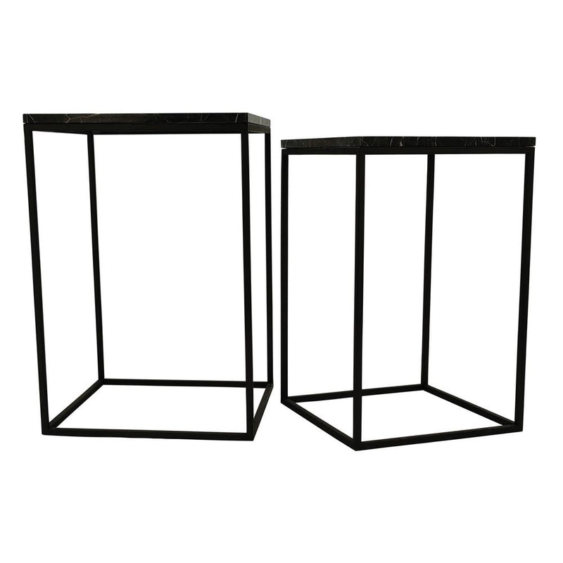 Bijzettafel Volos Bruin 41 cm-Bijzettafels-PTMD
