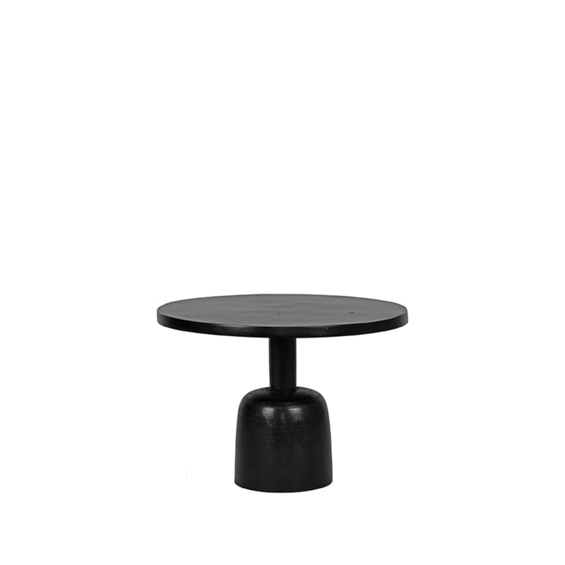Bijzettafel Wink Zwart Metaal 50 cm 50x50x35 cm-Bijzettafels-LABEL51
