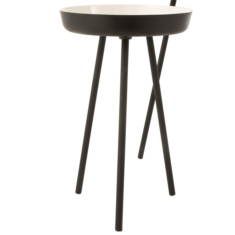 Bijzettafel Wit Ijzer 52 cm 52x52x58 cm-Bijzettafels-J-Line