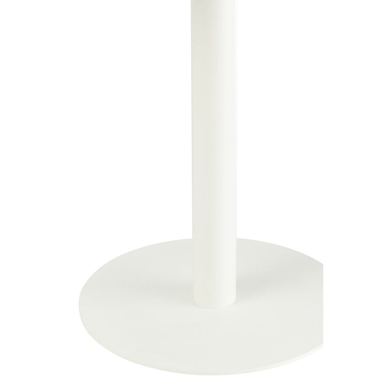 Bijzettafel Wit Ijzer Rond 50 cm 50x50x40 cm-Bijzettafels-J-Line