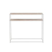 Bijzettafel Wit Mdf 35x100 cm-Bijzettafels-J-Line