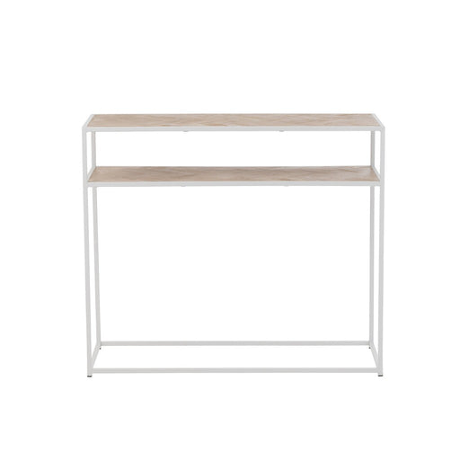 Bijzettafel Wit Mdf 35x100 cm-Bijzettafels-J-Line