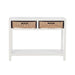 Bijzettafel Wit Mdf 44x110 cm-Opbergdozen en manden-J-Line