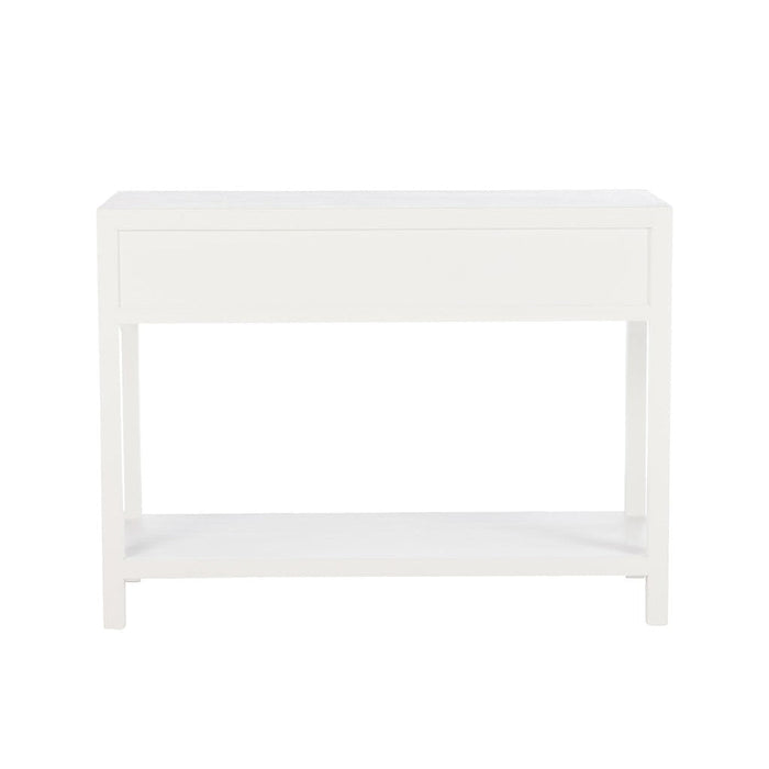 Bijzettafel Wit Mdf 44x110 cm-Bijzettafels-J-Line