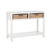 Bijzettafel Wit Mdf 44x110 cm-Bijzettafels-J-Line