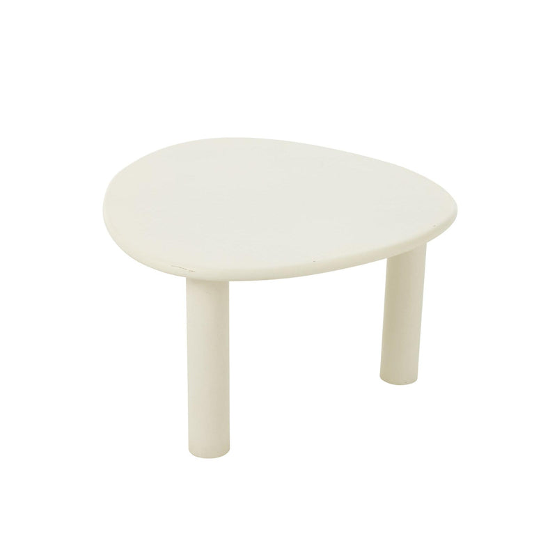 Bijzettafel Wit Mdf 66 cm 66x75x38 cm-Bijzettafels-J-Line