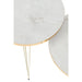 Bijzettafel Wit Metaal 38 cm-Bijzettafels-J-Line