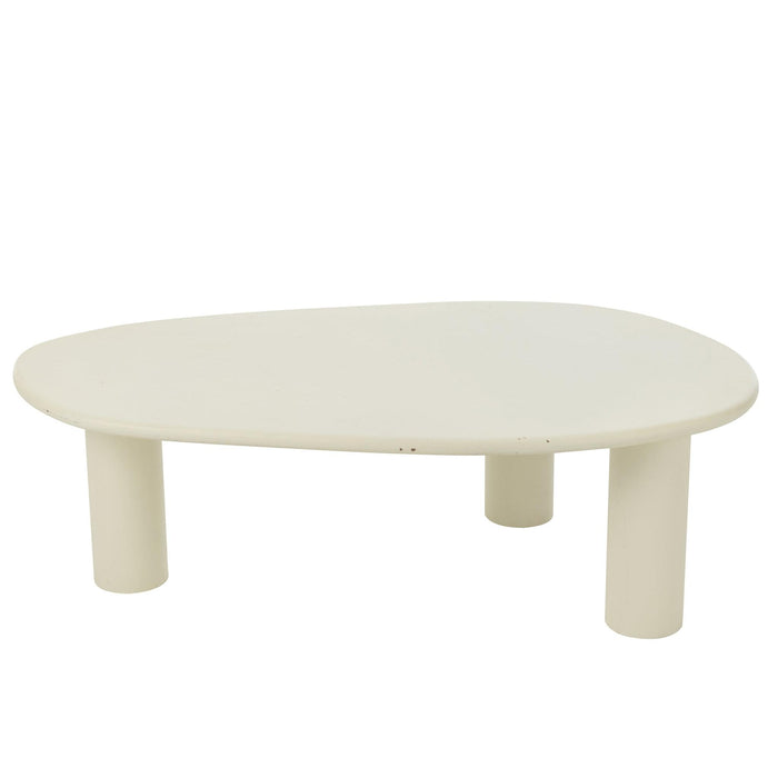 Bijzettafel Wit Pvc L 59x108 cm-Bijzettafels-J-Line