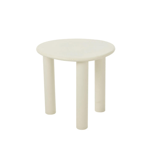 Bijzettafel Wit Pvc S 43 cm 43x51x50 cm-Bijzettafels-J-Line
