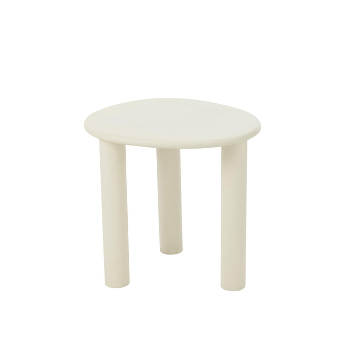Bijzettafel Wit Pvc S 43 cm 43x51x50 cm-Bijzettafels-J-Line