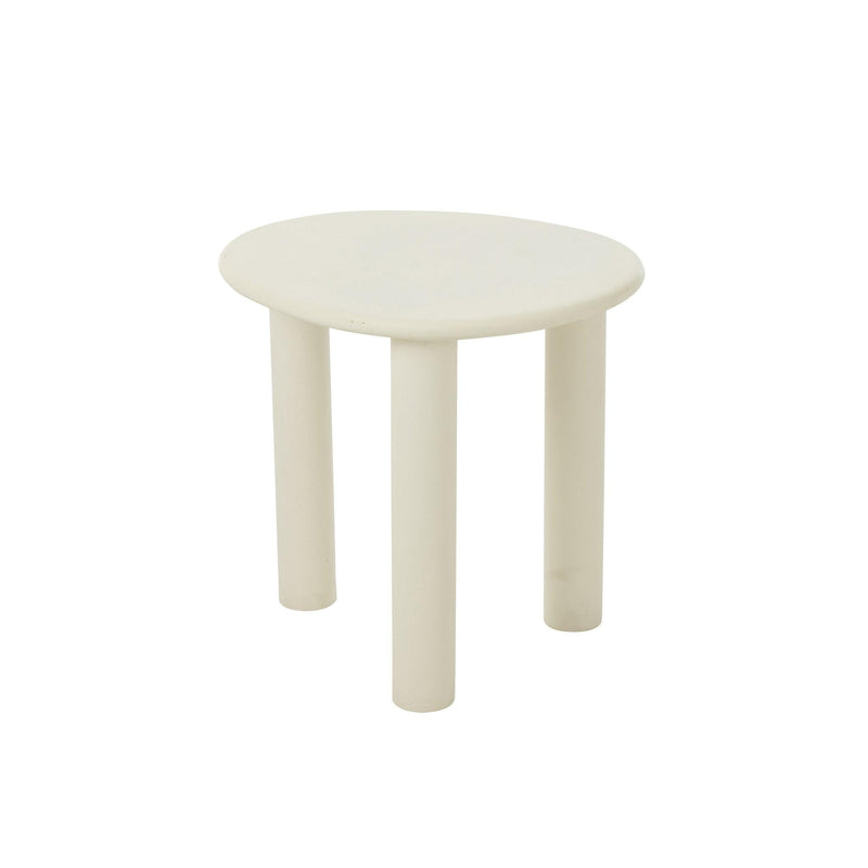 Bijzettafel Wit Pvc S 43 cm 43x51x50 cm-Bijzettafels-J-Line