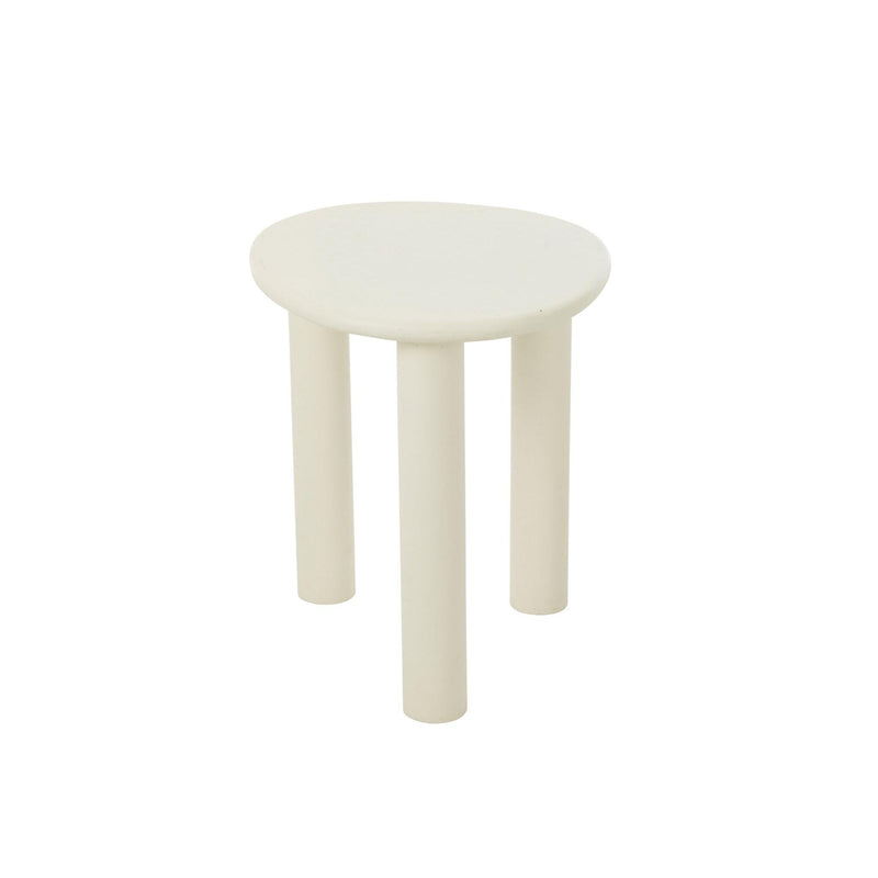 Bijzettafel Wit Pvc S 43 cm 43x51x50 cm-Bijzettafels-J-Line