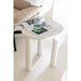 Bijzettafel Wit Pvc S 43 cm-Bijzettafels-J-Line