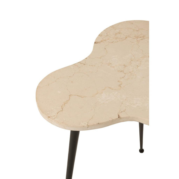 Bijzettafel Wit ijzer 61 cm 61x61x55 cm-Bijzettafels-J-Line