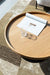 Bijzettafel Yuri Oak L Eikenfineer Naturel Ø70x35 cm-Bijzettafels-Creating Home