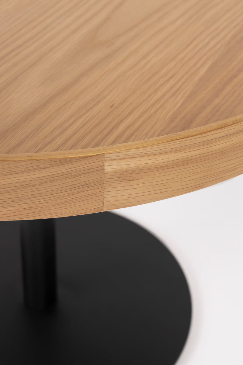 Bijzettafel Yuri Oak M Eikenfineer Naturel Ø56x40 cm-Bijzettafels-Creating Home