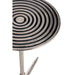 Bijzettafel Zilver Aluminium Rond 42 cm 41.5x41.5x57 cm-Bijzettafels-J-Line