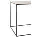 Bijzettafel Zilver Aluminium Vierkant 50 cm 50.5x50.5x55 cm-Bijzettafels-J-Line
