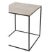 Bijzettafel Zilver Aluminium Vierkant 50 cm-Bijzettafels-J-Line