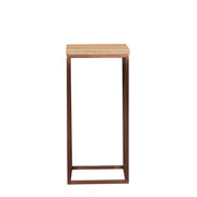 Bijzettafel Zoah Mangohout Bruin 40 cm-Bijzettafels-PTMD