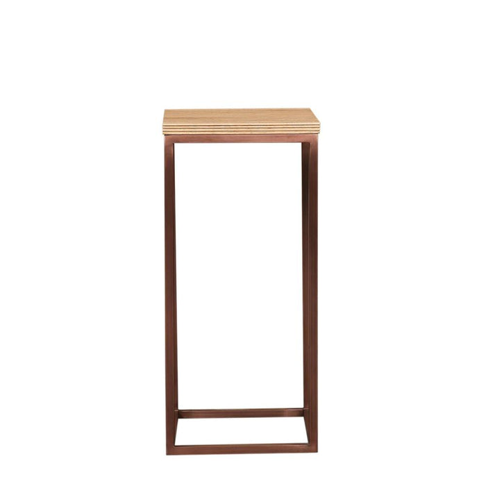 Bijzettafel Zoah Mangohout Bruin 40 cm-Bijzettafels-PTMD