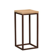 Bijzettafel Zoah Mangohout Bruin 40 cm-Bijzettafels-PTMD