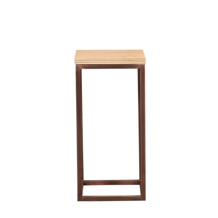 Bijzettafel Zoah Mangohout Bruin 40 cm-PTMD