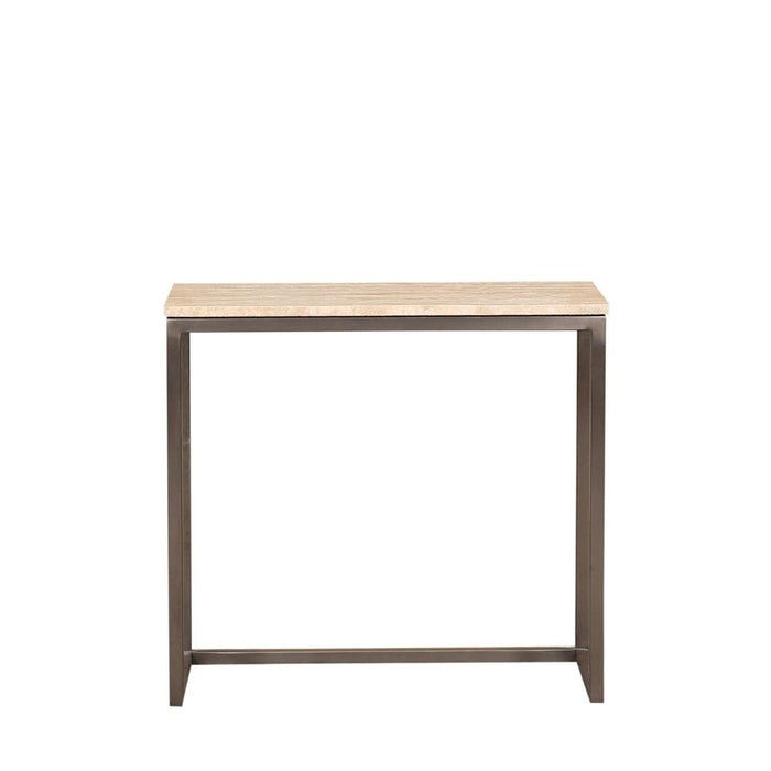 Bijzettafel Zoah Zwart 29x70 cm-PTMD