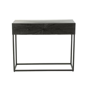 Bijzettafel Zwart Ijzer 33x100 cm-Bijzettafels-J-Line
