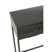 Bijzettafel Zwart Ijzer 33x100 cm-Bijzettafels-J-Line