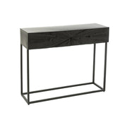 Bijzettafel Zwart Ijzer 33x100 cm-Bijzettafels-J-Line