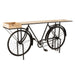 Bijzettafel Zwart Ijzer 36x185 cm-Bijzettafels-J-Line
