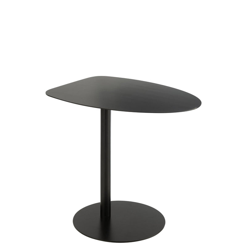 Bijzettafel Zwart Ijzer 40x55 cm-Bijzettafels-J-Line