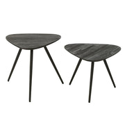 Bijzettafel Zwart Ijzer 50 cm 50x50x50 cm-Bijzettafels-J-Line