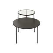 Bijzettafel Zwart Ijzer L 70x101 cm-Bijzettafels-J-Line