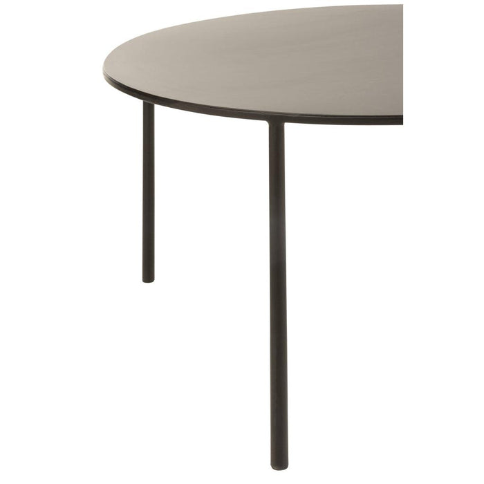 Bijzettafel Zwart Ijzer L 70x101 cm-Bijzettafels-J-Line