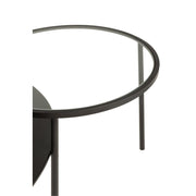 Bijzettafel Zwart Ijzer L 70x101 cm-Bijzettafels-J-Line