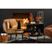 Bijzettafel Zwart Ijzer L 70x101 cm-Bijzettafels-J-Line