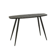 Bijzettafel Zwart Ijzer Ovaal 40x120 cm-Bijzettafels-J-Line