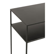 Bijzettafel Zwart Ijzer Rechthoekig 35x105 cm-Bijzettafels-J-Line