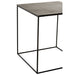 Bijzettafel Zwart ijzer Vierkant 50 cm 50.5x50.5x55.5 cm-Bijzettafels-J-Line