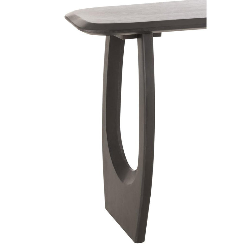 Bijzettafel Zwart Mangohout hout 30x120 cm-Bijzettafels-J-Line