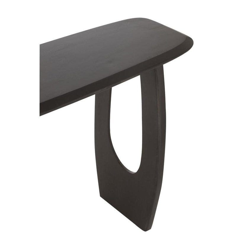 Bijzettafel Zwart Mangohout hout 30x120 cm-Bijzettafels-J-Line