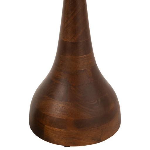 Bijzettafel Zwart Mangohout hout 46 cm 45.5x45.5x59 cm-Bijzettafels-J-Line