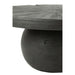 Bijzettafel Zwart Mangohout hout 80 cm 80x80x39.5 cm-Bijzettafels-J-Line