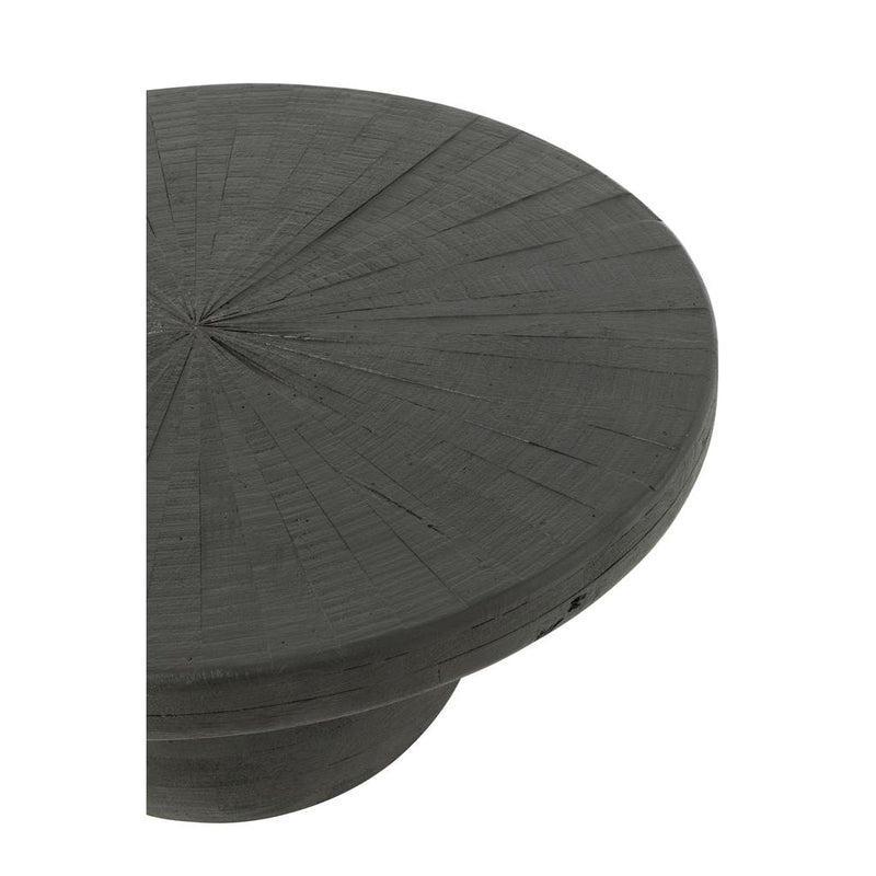 Bijzettafel Zwart Mangohout hout 80 cm 80x80x39.5 cm-Bijzettafels-J-Line